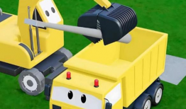 挖掘机动画片视频,工地上的奇幻之旅